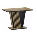 Стол обеденный SIGNAL NEVIO дуб артизан/черный 125-170/75